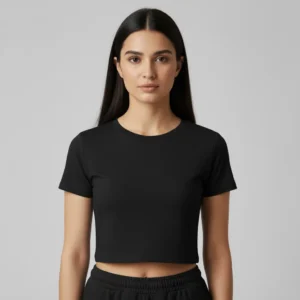 Women’s Cropped Cotton T-Shirt