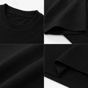 Yuji Itadori Distressed Stamp T-shirt — fabric and construction detail