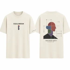 Identity Assembly Form System T-shirt — product front and back view