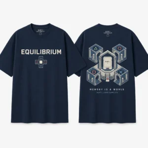 Memory Palace Save World T-shirt — product front and back view