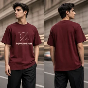 Move with Purpose Guided Vector T-shirt — on-model front and back view