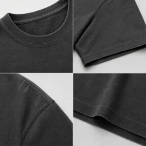 Shared Mindspace Block Intelligence T-shirt — fabric and construction detail