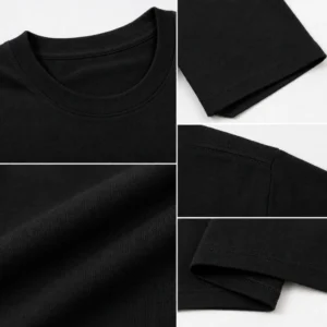 Mizu Panel Stack T-shirt — fabric and construction detail