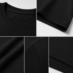 Heron Sticker Crest T-shirt — fabric and construction detail