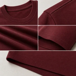 Athens Parthenon Order T-shirt — fabric and construction detail