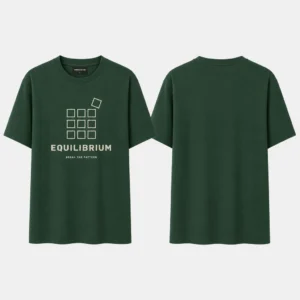 Break the Pattern Displaced Order T-shirt — product front and back view