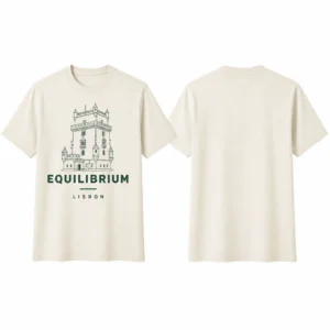 Lisbon Belem Sentinel T-shirt — product front and back view