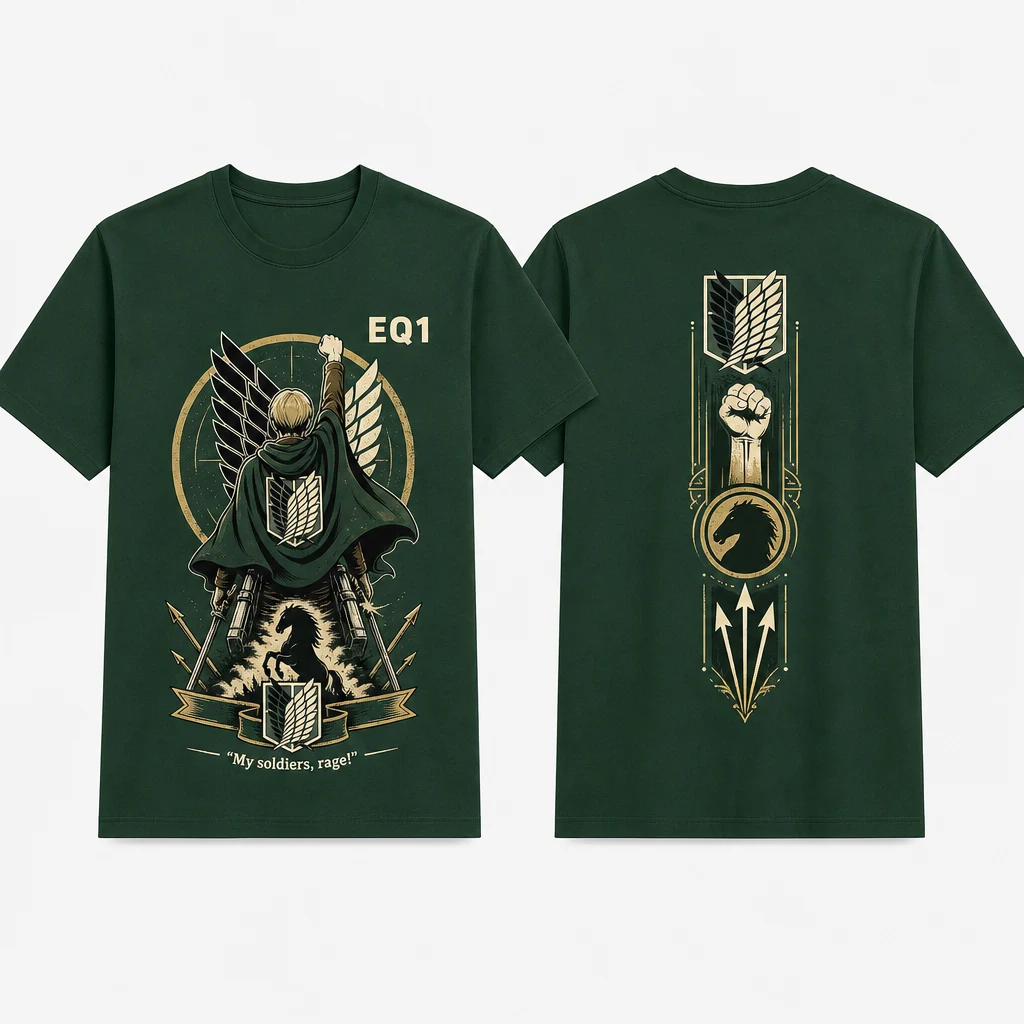 Erwin Smith Symbol Totem T-shirt — product front and back view