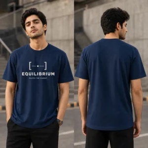 Master the Moment Held Interval T-shirt — on-model front and back view