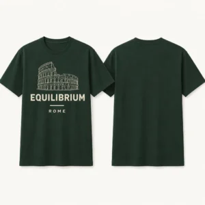 Rome Colosseum Arc T-shirt — product front and back view
