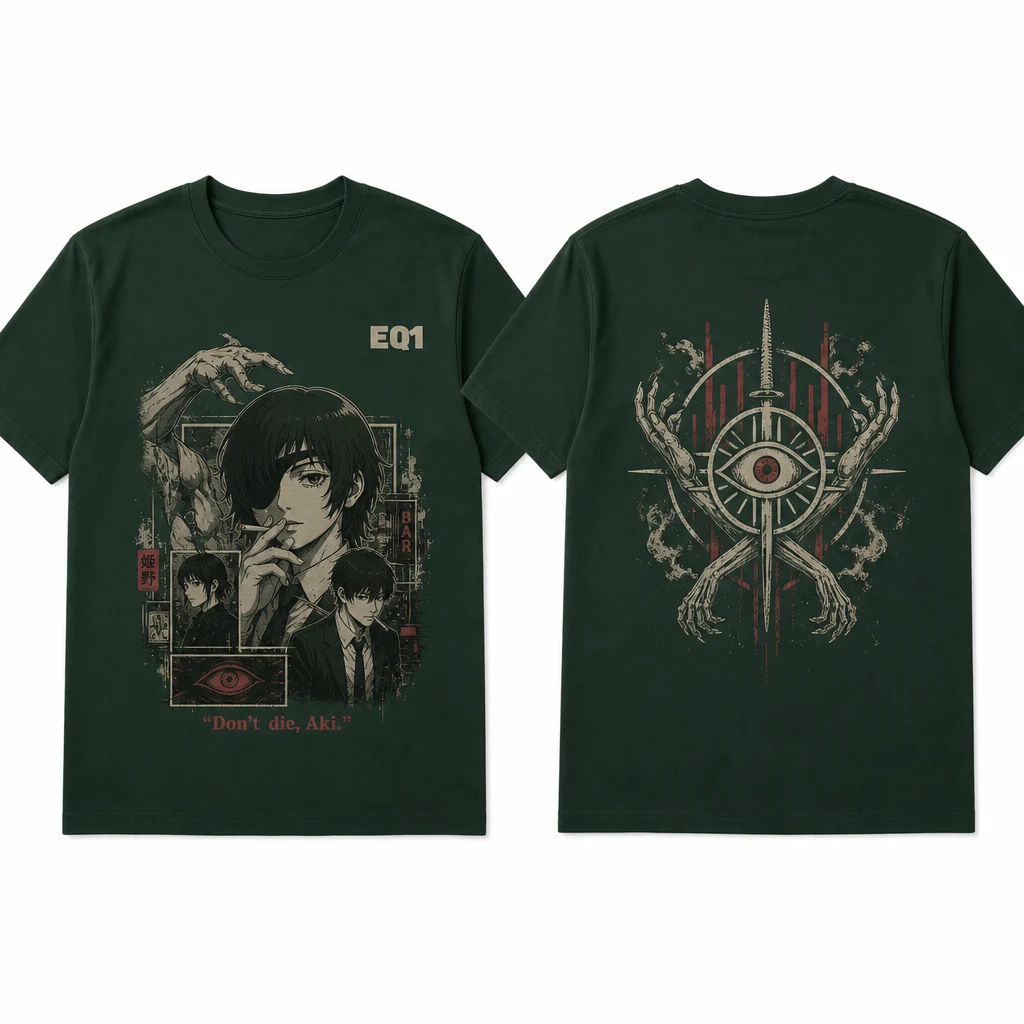 Himeno Collection Finale T-shirt — product front and back view
