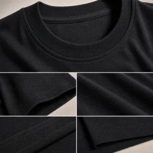 Caitlyn Kiramman Split Portrait T-shirt — fabric and construction detail