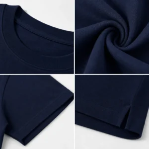 Aki Hayakawa Duality Split T-shirt — fabric and construction detail