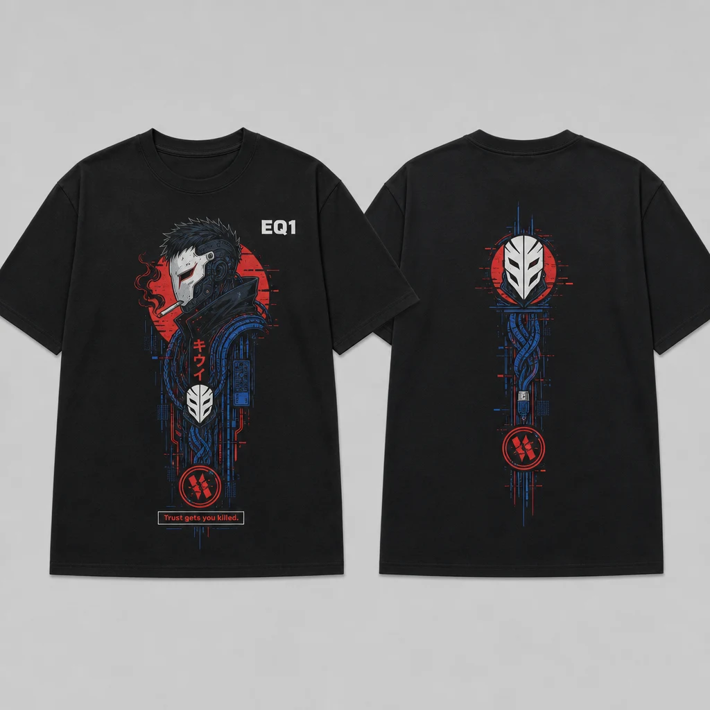 Kiwi Symbol Totem T-shirt — product front and back view