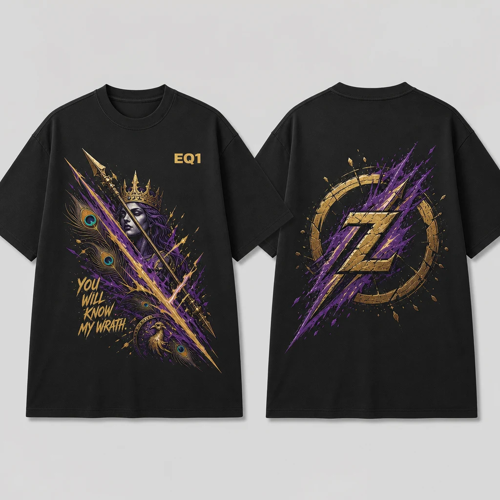 Hera Impact Slash T-shirt — product front and back view