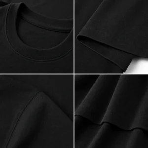 Maine Monochrome Ink T-shirt — fabric and construction detail