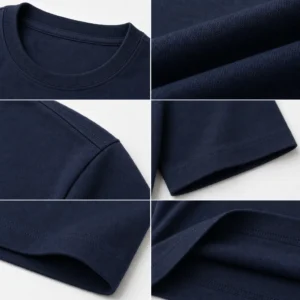 Edinburgh Castle Ridge T-shirt — fabric and construction detail