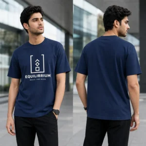 Built for More Open Capacity T-shirt — on-model front and back view