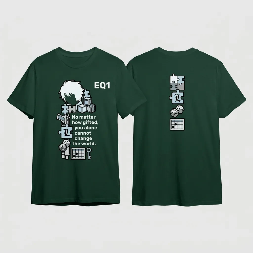 Near Symbol Totem T-shirt — product front and back view