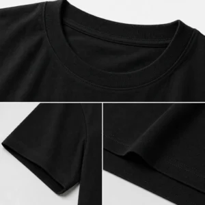 Frieza Eyes and Power T-shirt — fabric and construction detail