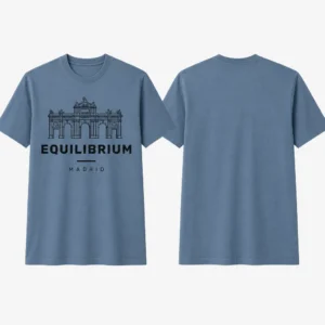 Madrid Alcala Gate T-shirt — product front and back view