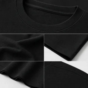Jinx Sticker Crest T-shirt — fabric and construction detail