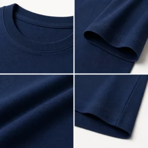 Quiet Force Contained Weight T-shirt — fabric and construction detail