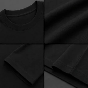 Yor Forger Negative Space T-shirt — fabric and construction detail